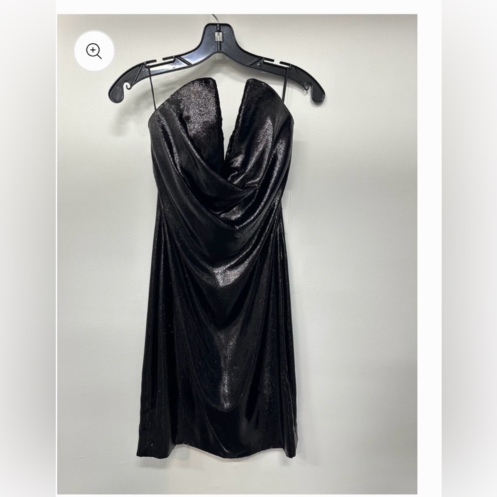 Bottega Veneta Strapless Black Dress